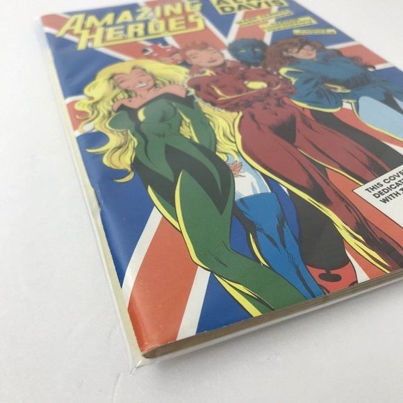 Fantagraphics Amazing Heroes #193 Rare Alan Davis Mark Farmer Comic Magazine - Picture 6 of 9